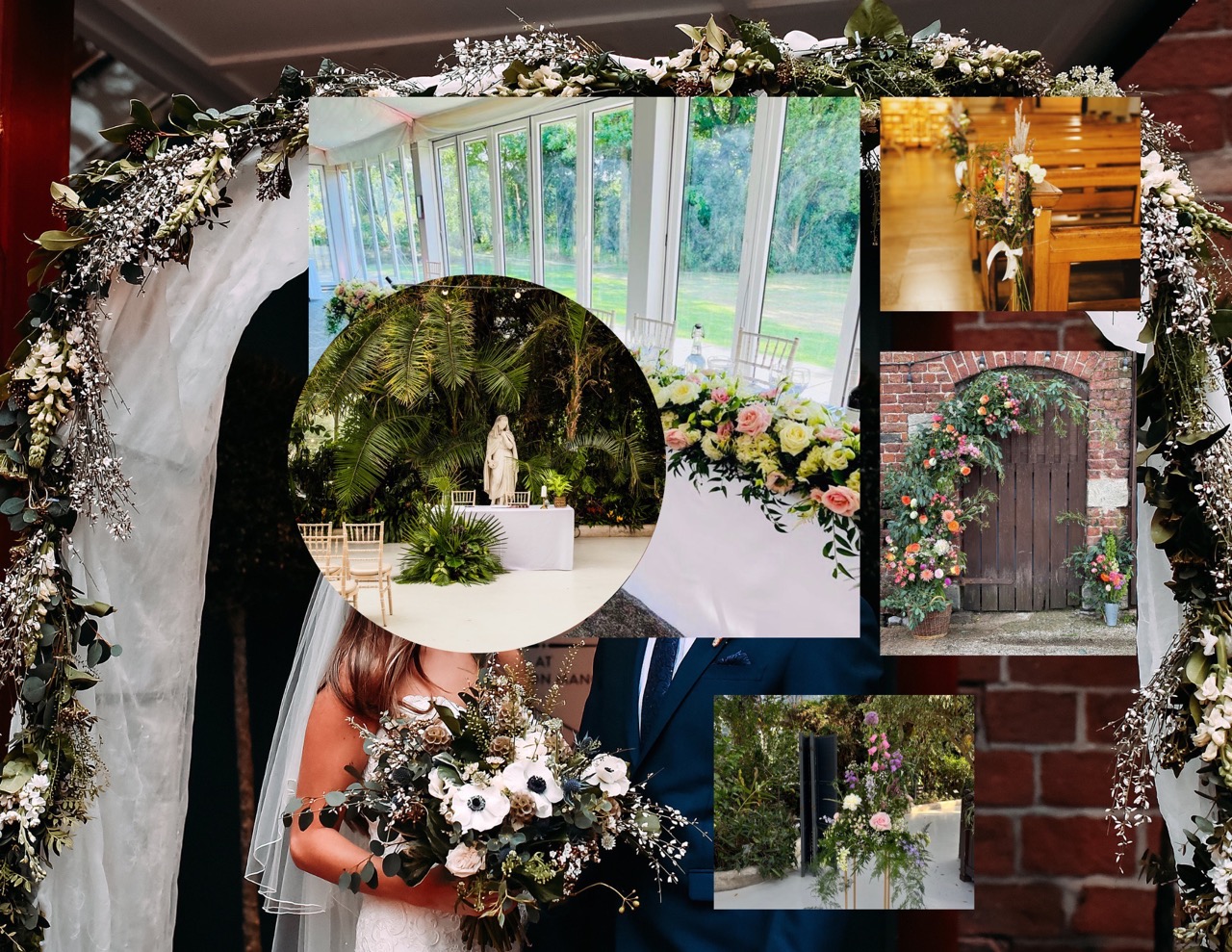 Different Types of Church and Ceremony Flowers and Table Centrepieces